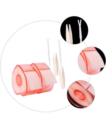 minkissy 6 Rolls Lace Double Eyelid Sticker Instant Eye Lift Strips for Women Eye Lift Tape for Droopy Lid Double Eyelid Tapes Stickers Eyelid Shadow Stickers Adhesive Strip With Hat Lifter - Buy Online on SooperMarket.com