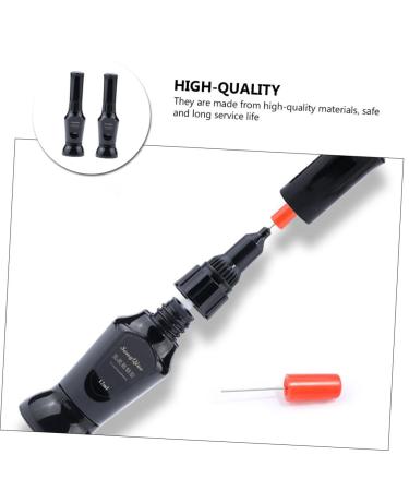 Healeved Nail Art Gel 2pcs Glue Nails Tools Sticking Accessories Liquid Nails Adhesive Nails Accessories Rhinestone Pen Glue for Nail Charms Nail Gems Quick-drying Glue High Capacity - Buy Online on SooperMarket.com