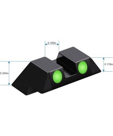 Feyachi NS16 Glow in the Dark Night Sights for Glock Pistols - No Tritium - Buy Online on SooperMarket.com