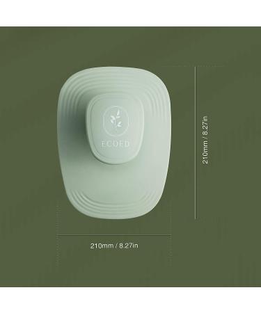 ecoed Scalp Massager Shampoo Brush - Dandruff Removal & Scalp Care - Wet/Dry Detangler for Men & Women - Short/Medium Hair - Green - Buy Online on SooperMarket.com