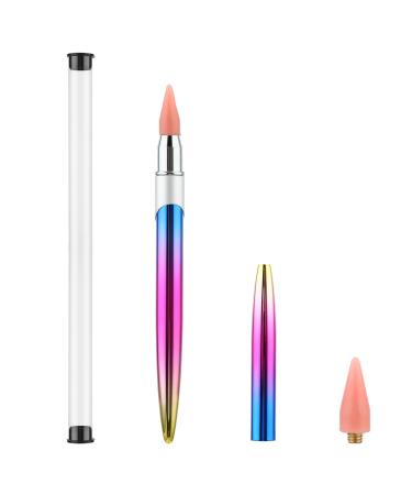 Lusofie Rhinestone Picker Tool Wax Pen With Extra Wax Tips Rhinestone Wax Tip Applicator for Nail Art DIY Decoration