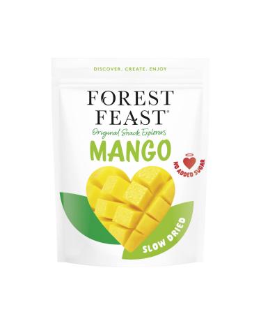 FOREST FEAST Exotic Dried Natural Mango 650g | Snack Size Pieces of Dried Fruit Mango with No Added Sugar & High in Fibre | Ready to Eat Snack Vegan Option