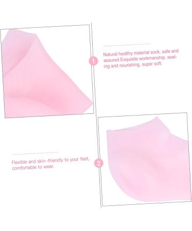 minkissy 2 Pairs Protective Socks Spa Socks Moisturizing Feet Sock Moisturizing Stocking Cracked Feet Socks Heel Sockss Foot Heel Protector Socks Women Socks Open Toe Socks Sebs Lotion Miss - Buy Online on SooperMarket.com