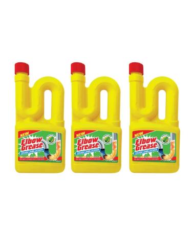 Elbow Grease Drain/Sink Unblocker - Heavy Duty Cleaner- Quickly and Easily Remove Sinks Baths Showers Blockage All-in-One Drain Unblocking Kit(Elbow Grease Drain Unblocker Liquid-PK03)