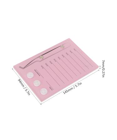 3-in-1 Acrylic Eyelash Palette | 9 Rows 7-15mm Extensions Tool | Includes 2 Tweezers & 100 Glue Cups - International Shipping Available - Buy Online on SooperMarket.com