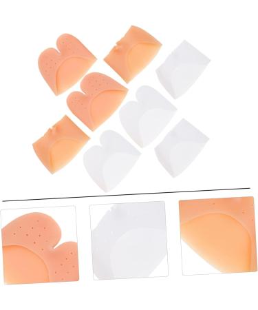 KALLORY 4 Pairs Toe Cover Foot Protectors - Silicone Toe Sleeves, Metatarsal Pads, Toe Caps, Soft Gel Ball of Foot Pads - Buy Online on SooperMarket.com