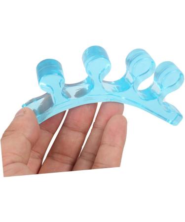 Silicone Gel Hammer Toe Cushions - Blue Shoe Separator & Valgus Adjuster - Orthotic Stretcher & Filler - Buy Online on SooperMarket.com