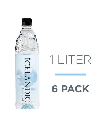 Icelandic Glacial Natural Spring Alkaline Water - 33.81 Fl Oz (Pack of 6) | Pure & Refreshing - Buy Online on SooperMarket.com