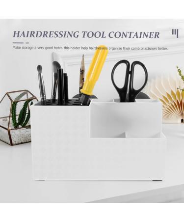 MRNHA White Scissor Non-Slip Storage Rack Ultra Light Hair Tool Organizer Hair Dryer Barber Tool Hairdressing Tool Organizer-A - Buy Online on SooperMarket.com