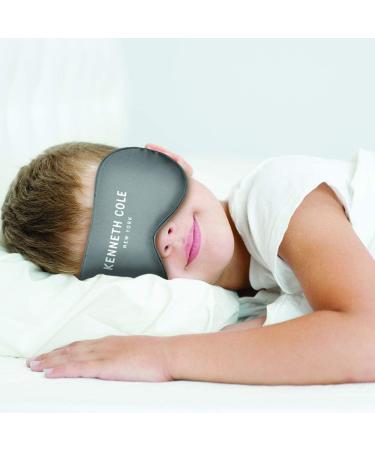 Kenneth Cole Satin Eye Mask - Eyeshade with Elastic Strap Blocks Light Like A Boss and Gets You The Best Night's Sleep Ever Grey - Buy Online on SooperMarket.com