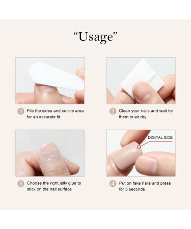 Vatocu Coffin Matte Press On Nails - 24 Long Fire Acrylic Nails for Women & Girls - Durable & Easy to Apply - Buy Online on SooperMarket.com