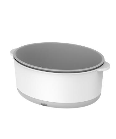 rongweiwang Quick And Easy To Drain And Clean Drain Basket For Kitchen Hollow Drainage Basket ABS Electric Vegetable Washing Basket