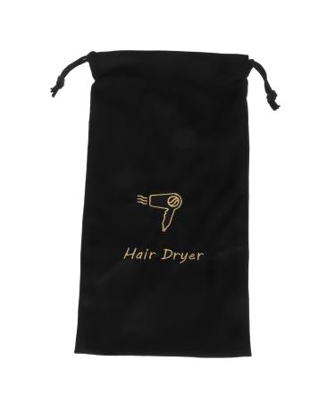 Baluue Drawstring Storage Bag Portable Hair Dryer Bag Hair Dryer Organizers Bag Travel Hair Dryer Bag Cloth 35.00X19.00X0.50CM As Shown