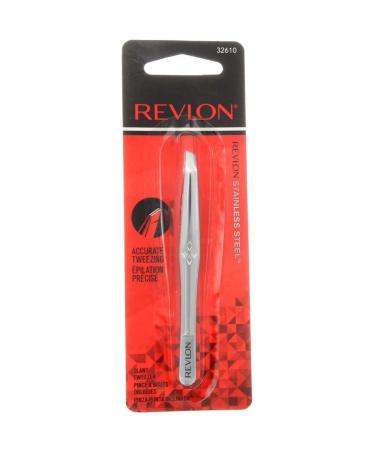Revlon Stainless Steel Accurate Tweezing 1 ea (Pack of 8)