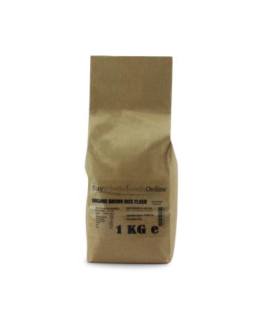 Organic Brown Rice Flour Stoneground (Gluten Free) 1kg (BWFO)