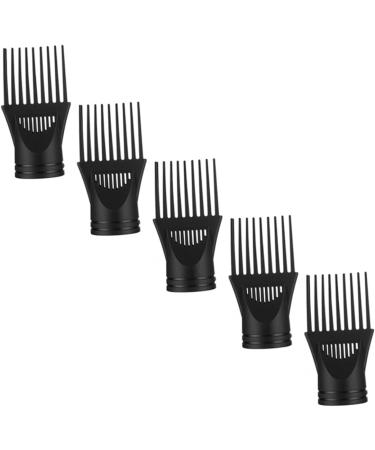 Didiseaon 25 Pcs Hair Dryer Comb Blow Dryer Comb Bachelorette Party Hairdressing Tool Hair Dryer Nozzle Adapter Wide-tooth Comb Attachment Hair Dryer Diffuser Collector Plastic Modeling 13x6cmx5pcs Blackx5pcs - Buy Online on SooperMarket.com