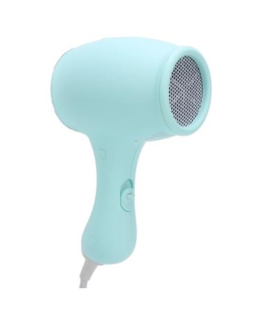 Portable Ionic Hair Dryer for Kids with Negative Ions Constant Temperature Control Hairdryer Lightweight Green for Home Travel with Cool Skin Modes (US Plug 110V)
