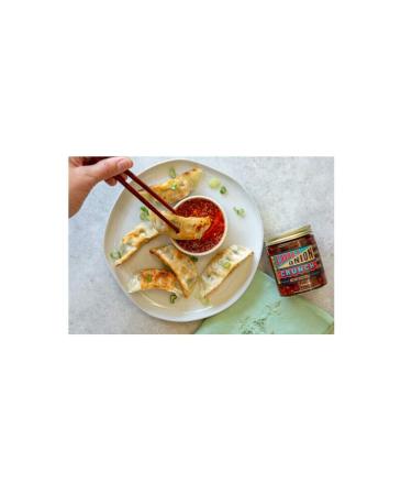 Trader Joe's Chili Onion Crunch Pack of 2 with Foliage Serving Spoon - Buy Online on SooperMarket.com