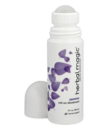 Home Health Herbal Magic Roll-On Deodorant Jasmine 3 fl oz (88 ml)