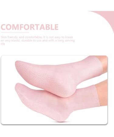Fomiyes Moisturizing Socks - Spa Quality Foot Care for Cracked Heels | Beach & Wellness Socks for Men & Women | Elastic Comfort 20x10 cm - Buy Online on SooperMarket.com