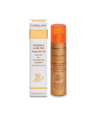 L'Erbolario - Intensive Face Treatment - Vitamin C & Gold 24K - 50 ml