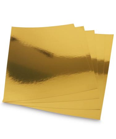 Gold Metallic Paper Sheets 60 Pack Golden Foil Mirror CardStock Shimmering Paper For Decorative Weddings & Birthdays Invitations Cardmaking & Paper Crafts Size 8.5 x 11