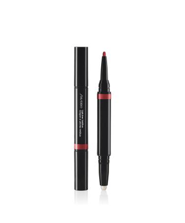 Shiseido LipLiner InkDuo (Prime + Line)  Scarlet 09 - Primes & Shades Lips for Long-Lasting  8-Hour Wear - Minimizes the Look of Fine Lines & Unevenness - Non-Drying Formula Scarlet - 09