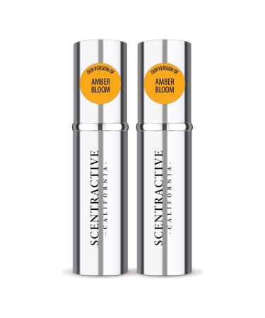 CA Perfume Emra Amber Emra Bloom For Women & Men Fragrance Concentrated Long Lasting Eau de Parfum Spray Refillable Glass Atomizer Bottle 0.17 Fl Oz/5ml-X2 EMRA AMBER BLOOM 0.34 Fl Oz (Pack of 1)