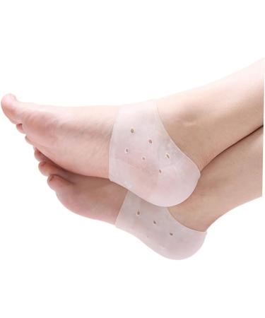 Healeved 6 Pairs Silicone Ankle Cover Heel Protectors Shoe Pads Shoe Mats Heel Protective Sleeve Gel Ankle Protectors Silicone Heel Guard Silicone Gel Insole Moisturizing White Sock - Buy Online on SooperMarket.com