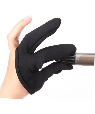 JECOMPRIS 1pc Hair Styling Tools Hair Curling Finger Cover Billiard Straightener Gloves Billiards Glove Flat Iron Styling Tools Heat Resistant Gloves Hair Curler Three Anti-scald Protector Black 11x10cm - Buy Online on SooperMarket.com
