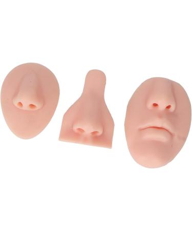 Silicone Nose Model Kit Simulation 3D Soft Exercise Nose Model Nose Seam Teaching Exercises (Light Beige) - Buy Online on SooperMarket.com