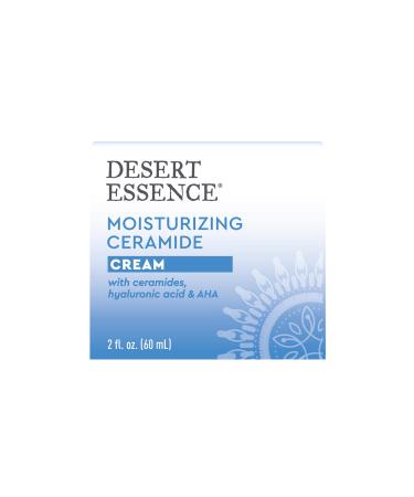 Desert Essence Moisturizing Ceramide Facial Cream - Vegan Gluten-Free Cruelty-Free - Nourish & Rejuvenate Sensitive Skin - Buy Online on SooperMarket.com