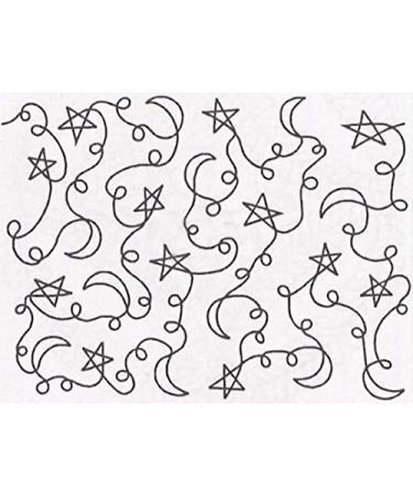 Quilting Creations Stars and Moons Quilt Stencil