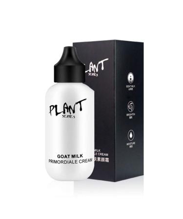 Goat Milk Cover Cream White Concealer Hide Foundation Makeup Waterproof Makeup Base lLazy Face Cream for Dark Circles and Blemishes