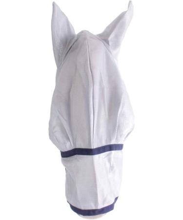 Buy Bucas Buzz Off Fly Mask Extended Nose LL Silver - Premium Fly Protection for Horses - International Shipping Available - Buy Online on SooperMarket.com