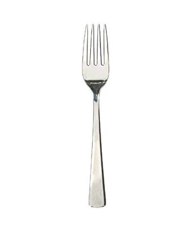 Amscan 439800.18 Disposable Forks Dinner Forks Party Tablewares Silver Standard 32ct