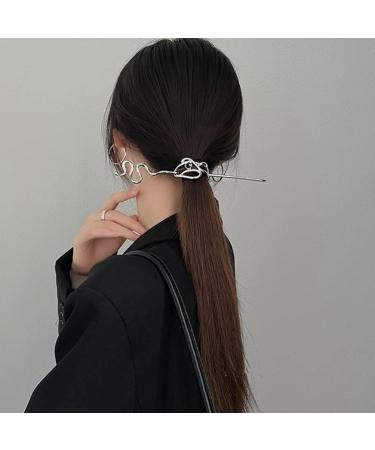 Minkissy Hair Slide Hairpins Knot Snake Hair Chopstick Vintage Hair Pin Gothic Hair Clips Retro Hair Barrettes for Women Girl Hair Accessories Women Headdress Antique Modeling Alloy Miss - Buy Online on SooperMarket.com