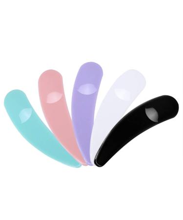 BTYMS 200 Pcs Disposable Mini Cosmetic Spatula Set - Multi Colored Mask Scoops for Mixing and Sampling - Buy Online on SooperMarket.com