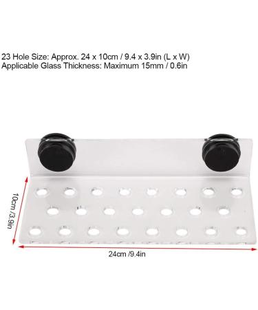 Cikonielf Magnetic Coral Rack Holder - 23 Hole Transparent Acrylic Aquarium Coral Bracket for Marine Tanks - Buy Online on SooperMarket.com