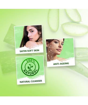 (Pack of 3) Bakson Sunny Herbals Aloevera + Calendula Bathing Bar (75gm Each) - Healing and Soothing Skin Care by Venus.Exports - Buy Online on SooperMarket.com