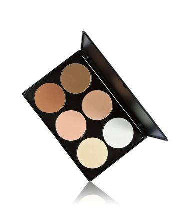 Vodisa Contour Face Powder Kit - Professional Base Foundation Corrector Palette for Highlighting, Contouring, and Bronzing - Brown - Buy Online on SooperMarket.com
