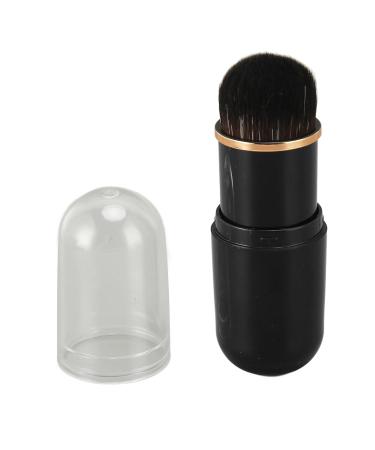 Zetiling Thickened Die Cast Makeup Brush Set - Ergonomic Handle Soft Bristles Black Capsule Shape Cheek & Face Cosmetic Tool with Storage Case - Versatile Application - Buy Online on SooperMarket.com