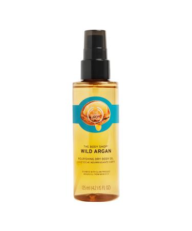 The Body Shop Wild Argan Nourishing Dry Body Oil   For Dry Skin   Vegan   3.3 oz GOLD 4.20 Fl Oz (Pack of 1)