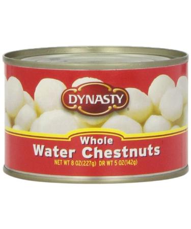Dynasty Canned Whole Water Chestnuts, 8-Ounce (Pack of 12)