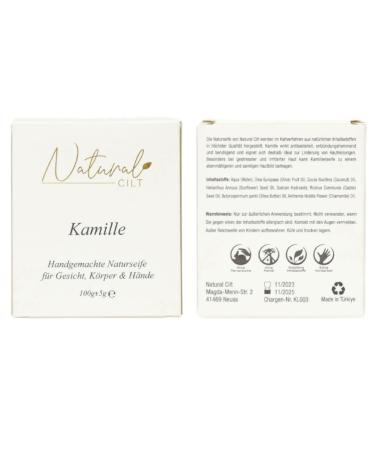 Natural Chamomile Soap | 100% Natural & Handmade Shower Gel | Certified Safe for All Skin Types | Eco-Friendly Skincare - Buy Online on SooperMarket.com