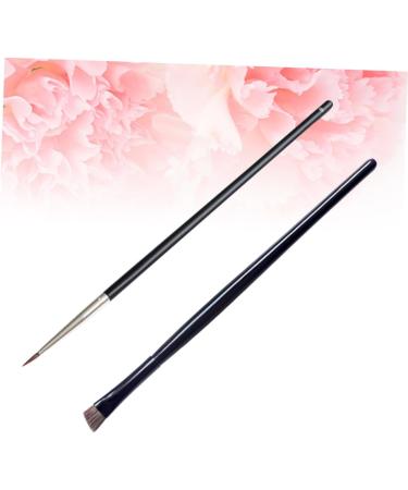 HAPINARY 2pcs Eye Makeup Tools Makeup Brushed Horsehair Eyeshadow Crease Brush Beauty Brush Pen Wooden - Buy Online on SooperMarket.com