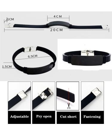 Didonia JA Basketball Silicone Bracelet Set - Trendy Sports Wristbands (5 Pieces) - Buy Online on SooperMarket.com