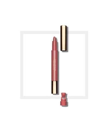 Clarins Joli Rouge Lip Crayon | 2-In-1 Lip Liner Defines and Fills In Lips in 1 Step | Built-In Sharpener Allows For Precision Lining | Bold Matte Non-Drying and Lightweight | Hydrates Lips |0.02 Oz 705C - Soft Berry