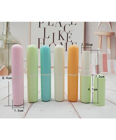 20pcs 3.5g Empty Lip Balm Tubes - DIY Plastic Lipstick Containers with Caps for Easy Use - Buy Online on SooperMarket.com