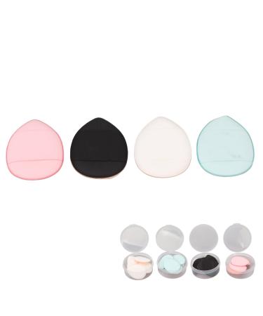 Powder Puff Makeup Puff Mini 4 Colors Sponge Triangle Shape for Eyes